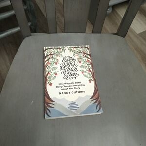 Source Unknown Cream and Brown "Even Better Than Eden" by Nancy Guthrie